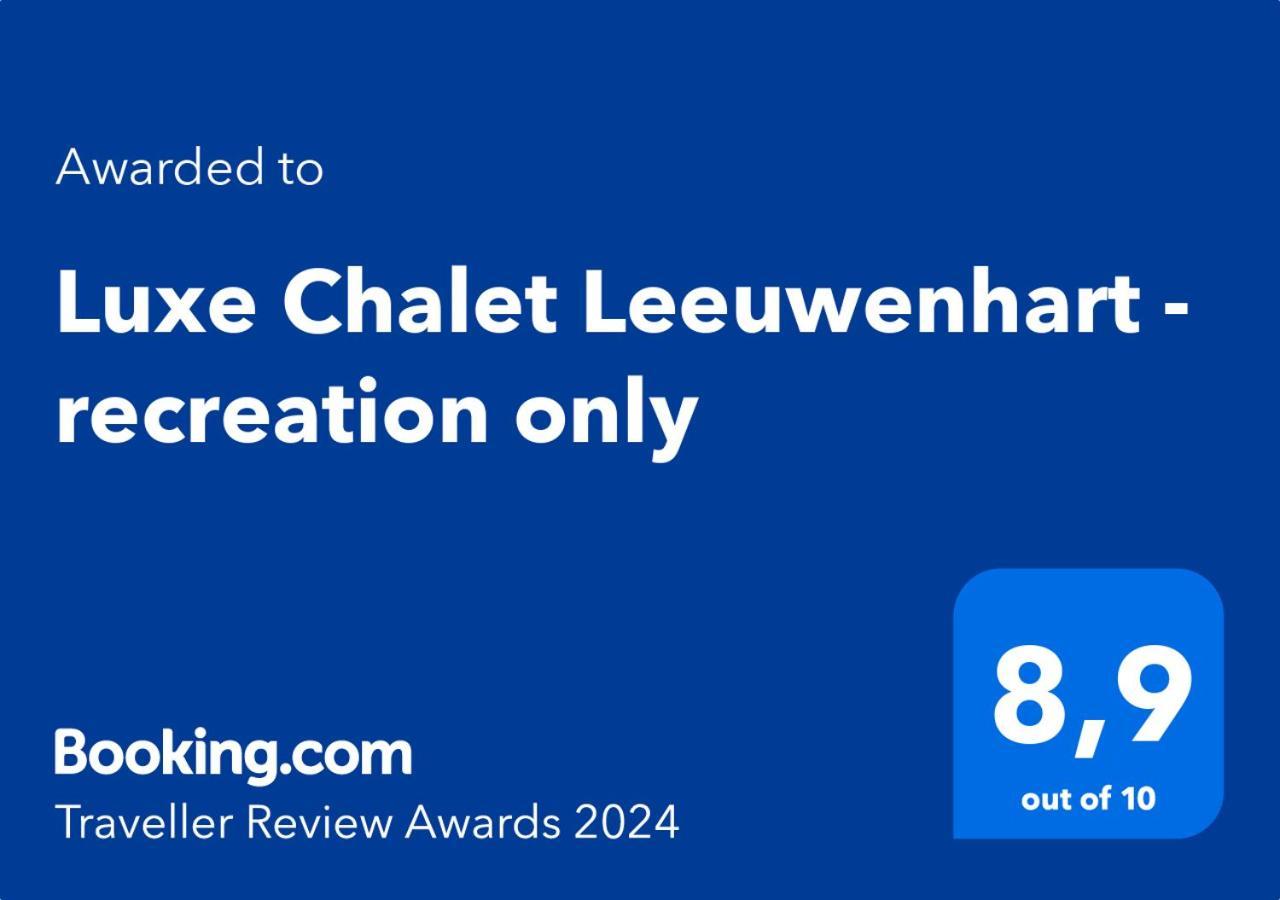 Luxe Chalet bij Hoenderloo - recreation only Buitenkant foto